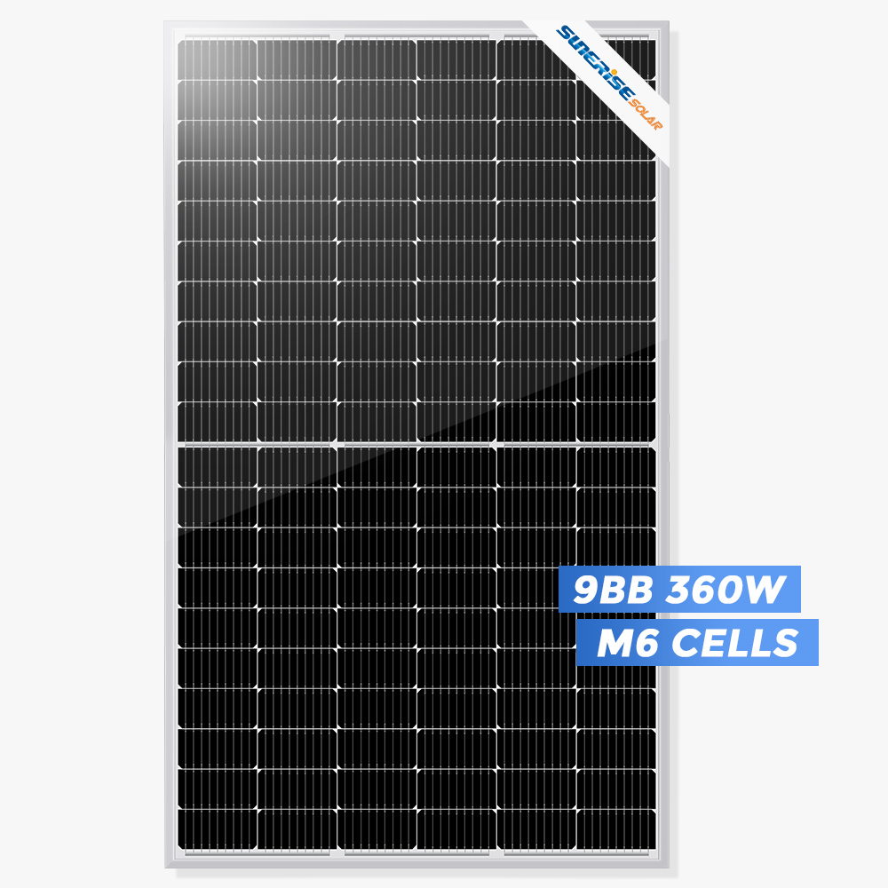 120Cells عالية الكفاءة سعر الألواح الشمسية أحادية 360 واط
