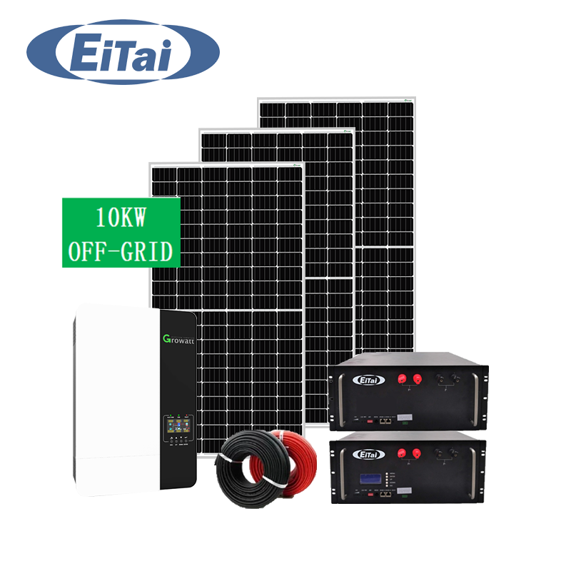 EITAI 9kw 10kw 14kw خارج الشبكة الكهروضوئية الشمسية نظام 3000 واط 5000 واط واحدة ثلاث مراحل 230 فولت 380 فولت مجموعة الألواح الشمسية للمنزل 15kw
