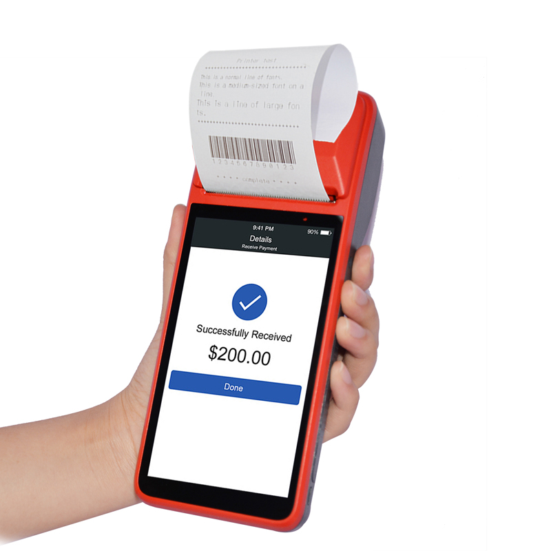 NFC Mifare Card Android System POS Terminal مع طابعة حرارية R330
