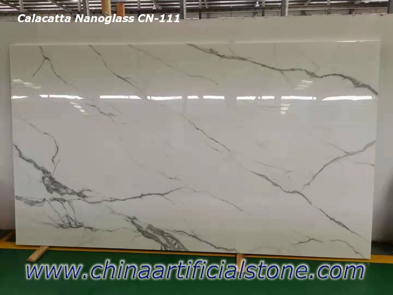 الصين ألواح حجرية زجاجية بلورية نانو كلكتا بيضاء

