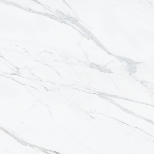 رخام طبيعي مصقول Calacatta تصميم أبيض نوع تقليد الوريد لوح الرخام المصنوع من الحجر
