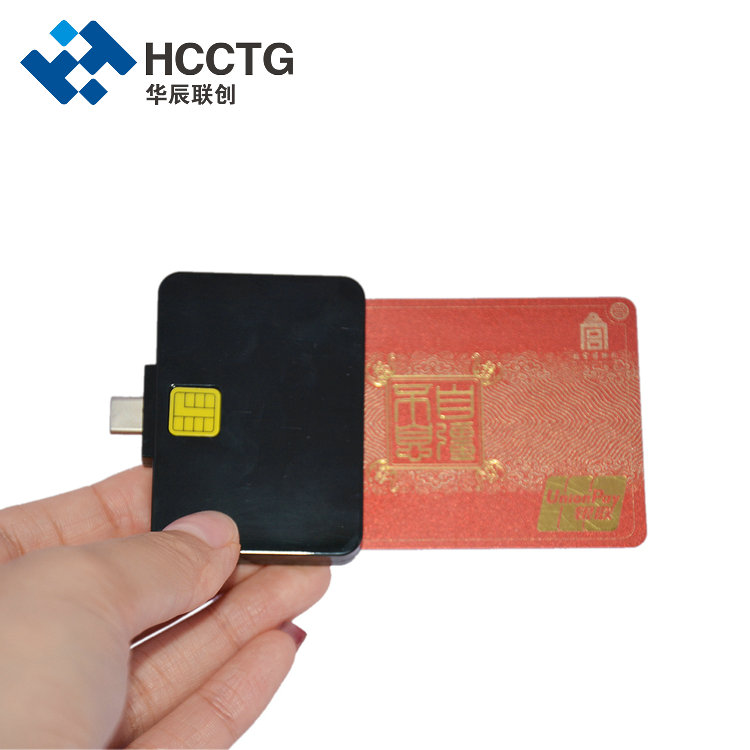 قارئ البطاقة الذكية USB نوع C الجيب شهادة CE ROHS DCR32
