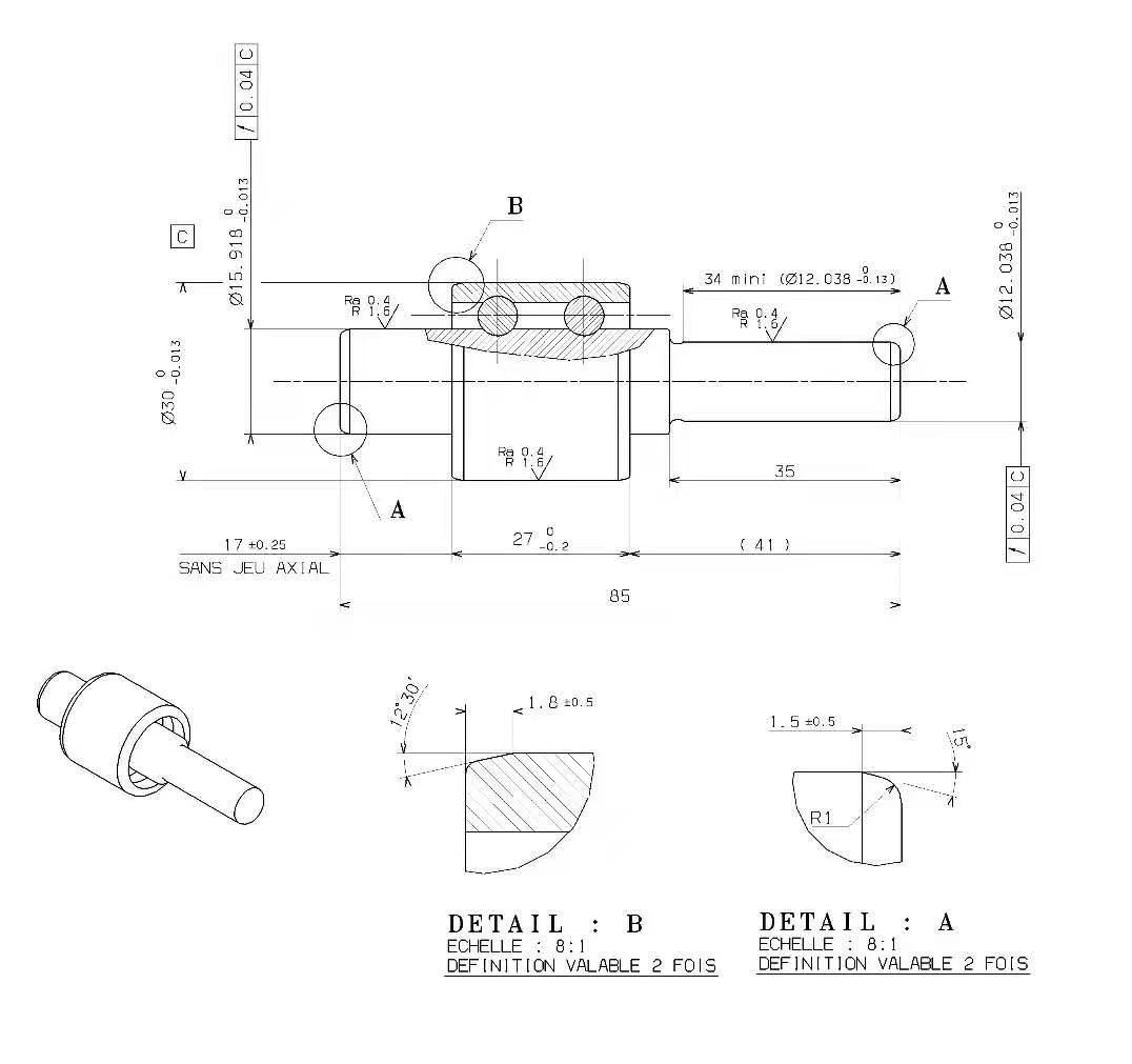 WB1630085-8 تحمل البعد